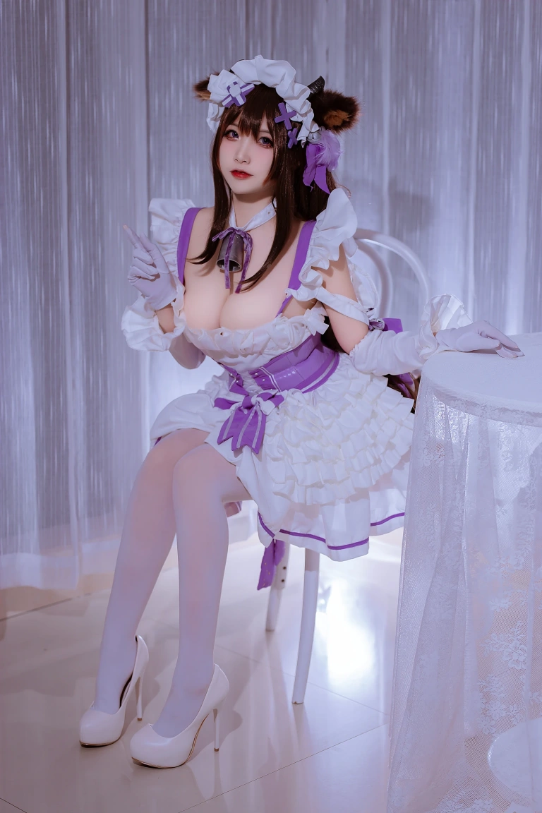二佐Nisa《碧蓝樫野同人女仆》主题写真：31张全套美图