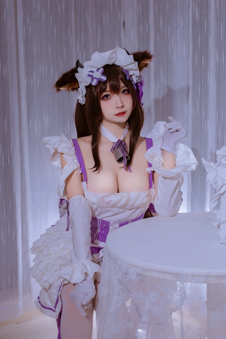 二佐Nisa《碧蓝樫野同人女仆》主题写真：31张全套美图