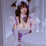 二佐Nisa《碧蓝樫野同人女仆》主题写真：31张全套美图