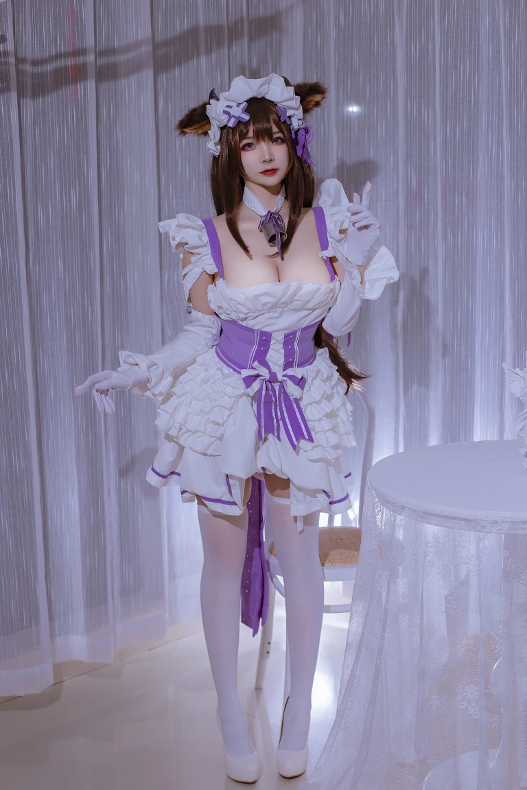 二佐Nisa《碧蓝樫野同人女仆》主题写真：31张全套美图