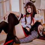 二佐Nisa《碧蓝樫野女仆》主题写真：33张全套美图