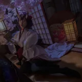 二佐Nisa《FATE酒吞冬祭》主题写真：15张全套美图