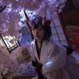 二佐Nisa《FATE酒吞冬祭》主题写真：15张全套美图
