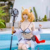 二佐Nisa《明日方舟 空》主题写真：10张全套美图