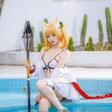 二佐Nisa《明日方舟 空》主题写真：10张全套美图