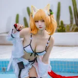 二佐Nisa《明日方舟 空》主题写真：10张全套美图