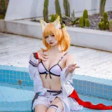二佐Nisa《明日方舟 空》主题写真：10张全套美图