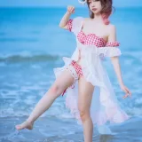 二佐Nisa《泰拉夏日纪事 明日方舟 艾雅法拉泳装》主题写真：34张全套美图