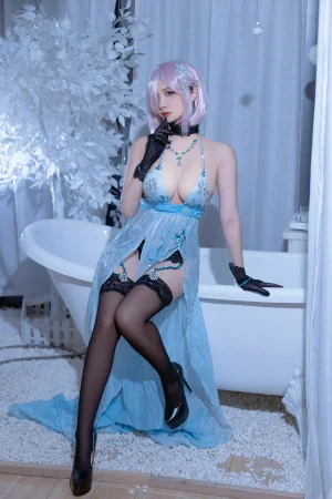 二佐Nisa《玛修万圣节》主题写真：22张全套美图