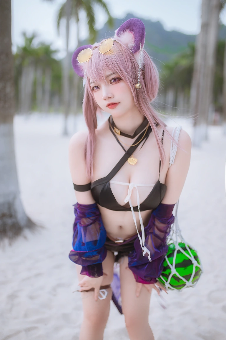 二佐Nisa《泰拉夏日纪事 明日方舟 佐佐林雨霞》主题写真：45张全套美图