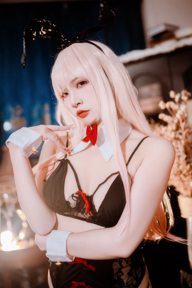 二佐Nisa《海梦内衣兔女郎》主题写真：22张全套美图