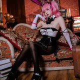 二佐Nisa《交错战线 卡提那》主题写真：36张全套美图