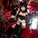 二佐Nisa《碧蓝航线 爱宕万圣节》主题写真：28张全套美图
