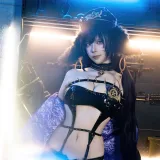 二佐Nisa《碧蓝航线 武藏 女警》主题写真：25张全套美图