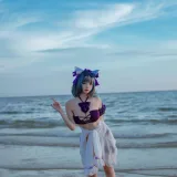 二佐Nisa《碧蓝航线 柴郡泳装》主题写真：30张全套美图