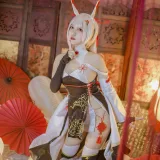 二佐Nisa《碧蓝航线 绫波新春旗袍》主题写真：27张全套美图