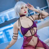 二佐Nisa《FATE 黑贞水着》主题写真：40张全套美图