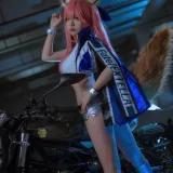 二佐Nisa《FGO 玉藻前赛车服》主题写真：30张全套美图