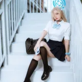 二佐Nisa《蔚蓝档案 明日奈JK》主题写真：23张全套美图