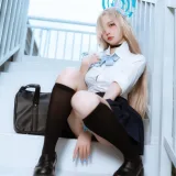 二佐Nisa《蔚蓝档案 明日奈JK》主题写真：23张全套美图
