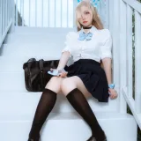 二佐Nisa《蔚蓝档案 明日奈JK》主题写真：23张全套美图