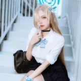 二佐Nisa《蔚蓝档案 明日奈JK》主题写真：23张全套美图