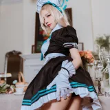 二佐Nisa《蔚蓝档案 明日奈女仆》主题写真：30张全套美图