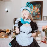 二佐Nisa《蔚蓝档案 明日奈女仆》主题写真：30张全套美图