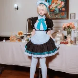 二佐Nisa《蔚蓝档案 明日奈女仆》主题写真：30张全套美图