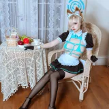 二佐Nisa《蔚蓝档案 明日奈猫耳女仆》主题写真：39张全套美图