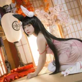 二佐Nisa《碧蓝航线 长门睡衣》主题写真：18张全套美图