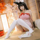 二佐Nisa《碧蓝航线 长门睡衣》主题写真：18张全套美图