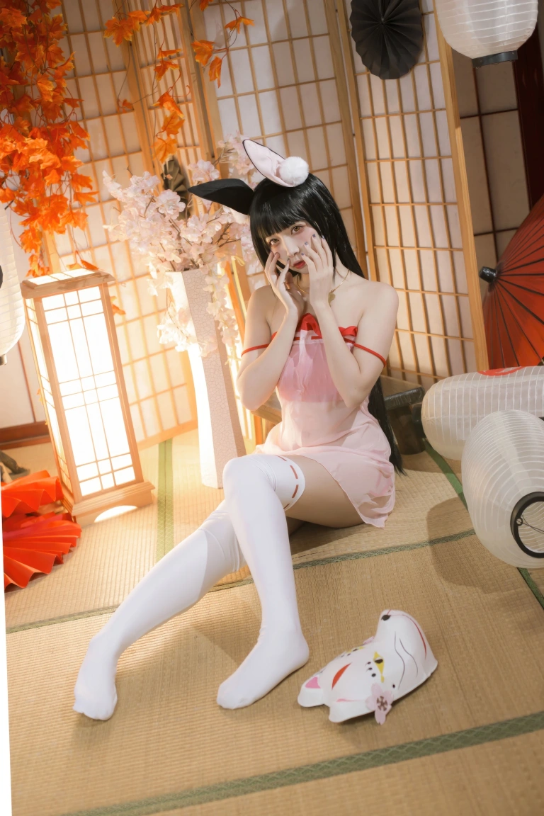 二佐Nisa《碧蓝航线 长门睡衣》主题写真：18张全套美图