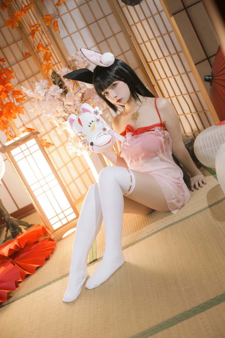 二佐Nisa《碧蓝航线 长门睡衣》主题写真：18张全套美图