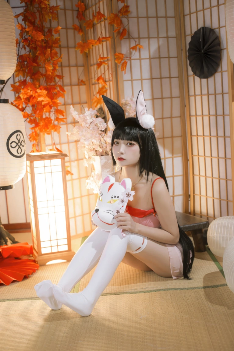 二佐Nisa《碧蓝航线 长门睡衣》主题写真：18张全套美图