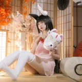 二佐Nisa《碧蓝航线 长门睡衣》主题写真：18张全套美图