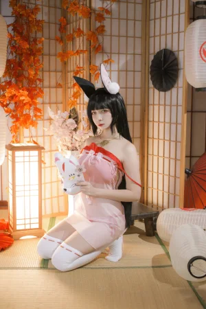 二佐Nisa《碧蓝航线 长门睡衣》主题写真：18张全套美图