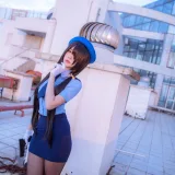 二佐Nisa《约会大作战 狂三 女警》主题写真：28张全套美图