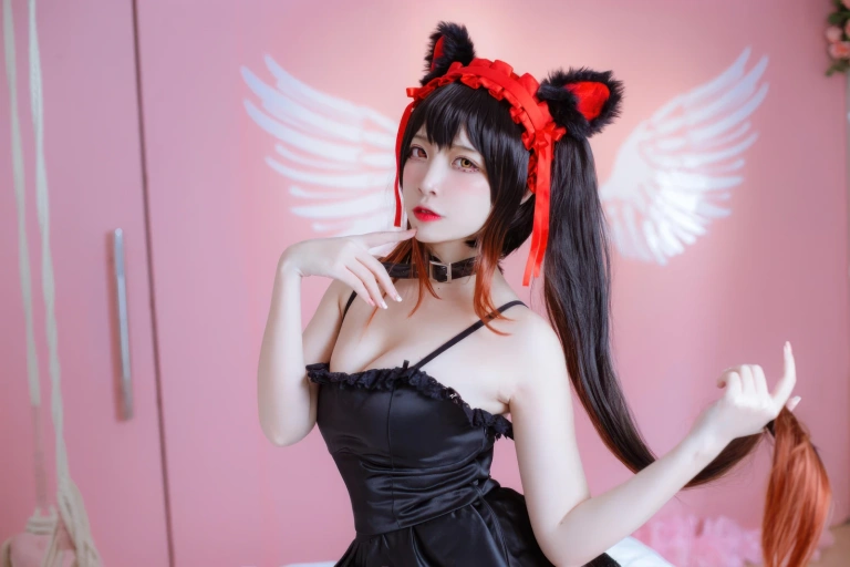 二佐Nisa《时崎狂三 猫咪》主题写真：30张全套美图