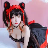 二佐Nisa《时崎狂三 猫咪》主题写真：30张全套美图
