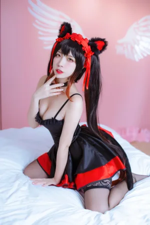 二佐Nisa《时崎狂三 猫咪》主题写真：30张全套美图