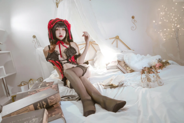 二佐Nisa《时崎狂三 睡衣》主题写真：15张全套美图