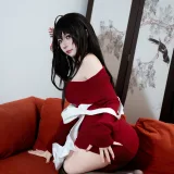 二佐Nisa《碧蓝航线 大凤 居家服》主题写真：31张全套美图