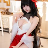 二佐Nisa《碧蓝航线 大凤 誓约》主题写真：37张全套美图