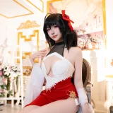 二佐Nisa《碧蓝航线 大凤 誓约》主题写真：37张全套美图
