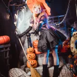 狐玖玖《喜多川万圣节》主题写真：14张全套美图