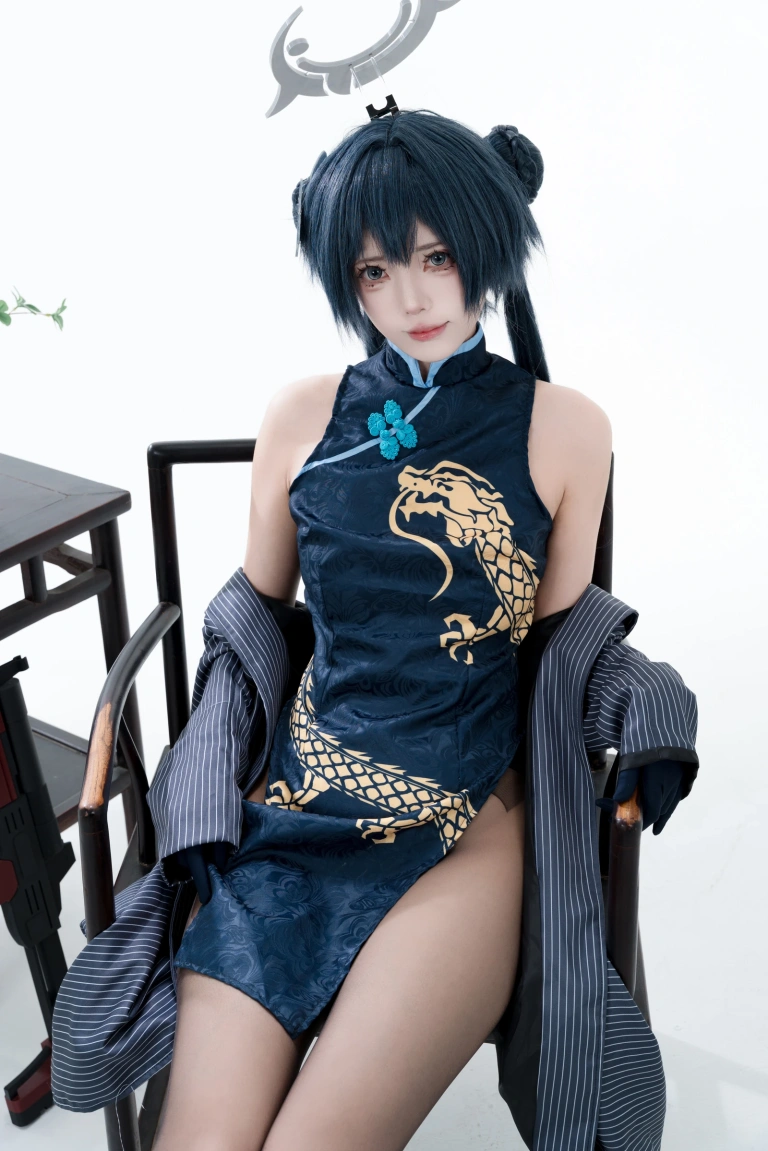 君颜圆又圆《龙华妃咲》主题写真：153张全套美图，含3个视频
