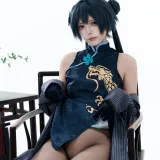 君颜圆又圆《龙华妃咲》主题写真：153张全套美图，含3个视频