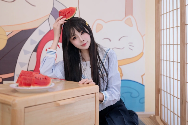 吃了个迟《夏日呓语》主题写真：162张全套美图