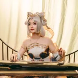 许枳《美丽的嫦娥》主题写真：21张全套美图